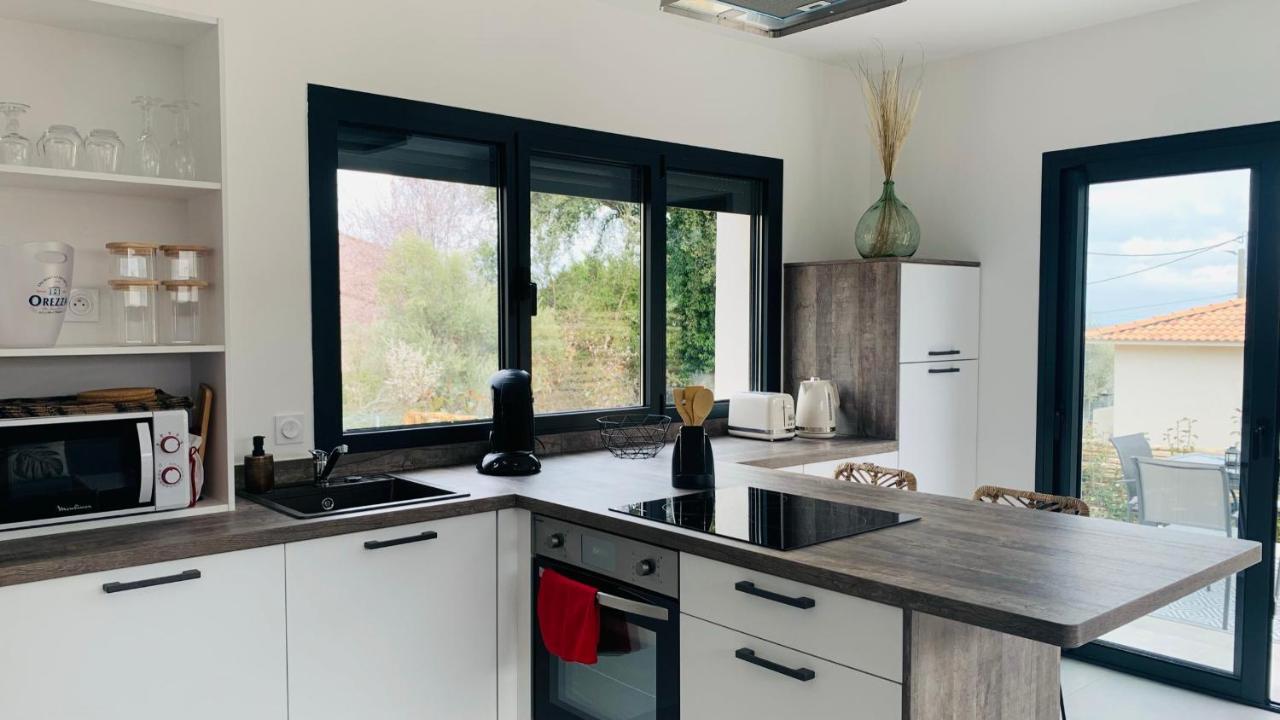 Maisons T2 Avec Jardins Privatifs - 10Mn De La Plage Et 5Mn Du Village - Casa Di I Trinelli Vescovato Bagian luar foto