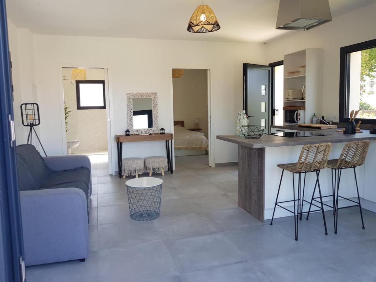 Maisons T2 Avec Jardins Privatifs - 10Mn De La Plage Et 5Mn Du Village - Casa Di I Trinelli Vescovato Bagian luar foto